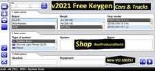 Version 2021 Cars - Trucks Diagnostic Software + KeyGen Free Install on Multiple