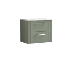 Partial Fluted 2 Drawer Wall