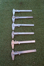 6 X USED  VERNIER CALIPERS(see