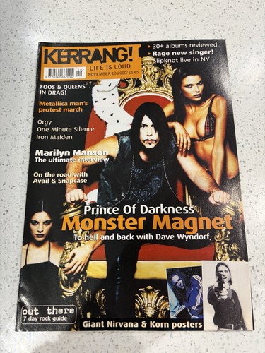 Kerrang issue 18th nov - issue, 2000