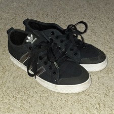 Adidas Originals Honey Lo Low Light EF1316 White Black Used Trainers Size UK 5