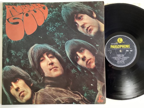 Beatles rubber soul vinyl - beatles, lp
