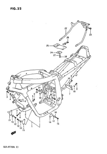 Suzuki genuine gsx r1100l - suzuki, gsx-r1100l