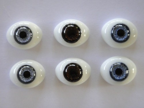 Glass eyes paperweight mm - glass, 24