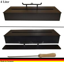 4 liters Ethanolburner Burner Black for gel and ethanol fireplaces Fire Place
