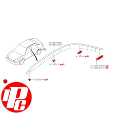 Roof Trim Clip Set Fits