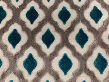 Assisi Ikat Cut Velvet  TEAL