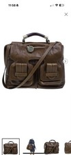 Chloe Auth Brown Leather  Saskia Top Handle Bag Satchel Shoulder Strap