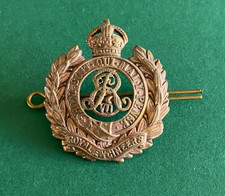 ROYAL ENGINEERS ERVII CAP BADGE