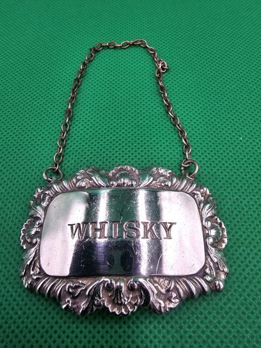 Antique gilt silver whisky - antique,