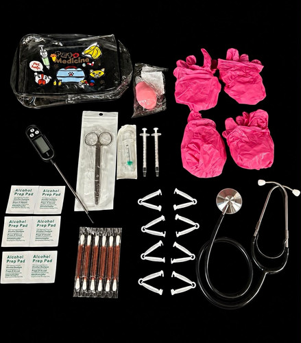 Dog whelping kit - -, safely