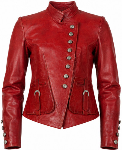 Womens red leather - womens,
