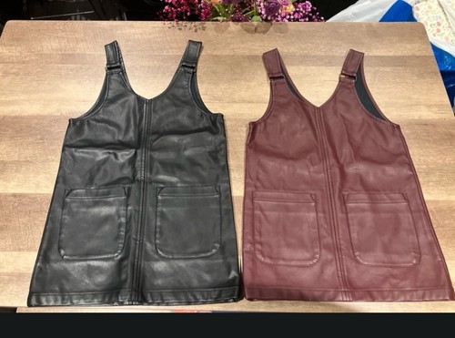 Burgundy and black leather - burgundy,