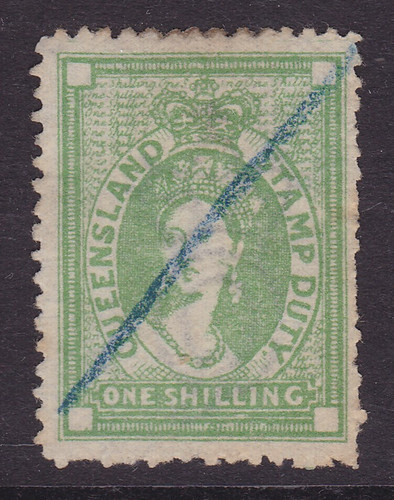 Queensland 1871 green - queensland,
