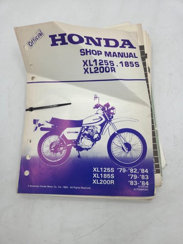 Honda xl125r workshop repair - honda,