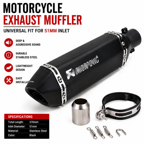For 51mm motorcycle 370mm - motorcycle,