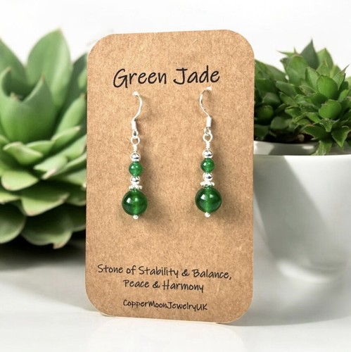 Green jade 925 sterling - sterling, silver