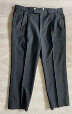 Gieves & Hawkes dinner suit trousers, size 40S, wool/mohair, made in Italy