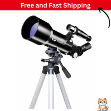 Belona 70mm Refractor Telescope 400mm HD Astronomical Viewing Set Phone MountE