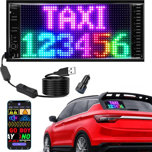 Led rgb car - flexible, sign