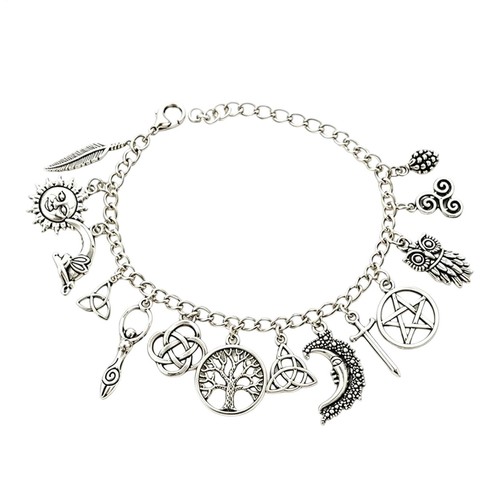 Witch charm bracelet - charm,