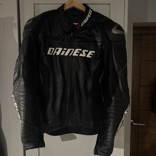 Dainese Racing D1 Pelle Jacket - Size 104 (Equivalent to Size 52 Tall)