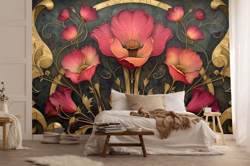 Art nouveau blooming - nouveau,