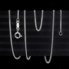 Solid 925 Silver Italian Curb