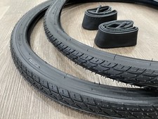 24x1.75 Black Bicycle Classic Thread 2 Tires & Tubes 24" Schwinn Bike Balloon