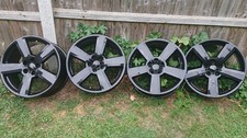 Audi Rs6 style Alloy Wheels x4 , 5x 112 PCD, 18 X 8, black Powdercoated, Vgc