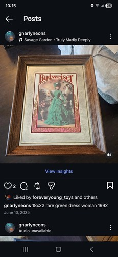 Vintage budweiser girl - vintage,