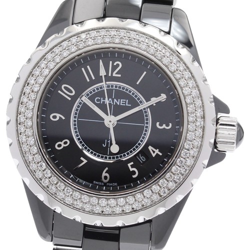 Chanel j12 h0949 black ceramic - chanel,