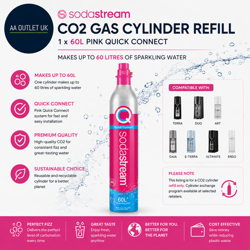 Sodastream co2 gas cylinder - sodastream,