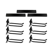 Ultrawall Ski Rack Wall Mount With 6 Hooks Heavy Duty Non-Slip Ski Storage Rack