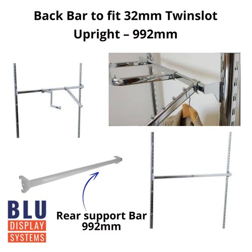 Back bar for twin slot - back,