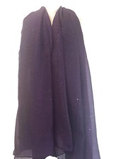 Ladies Womens Glitter Sparkle Star Dust Scarf Shawl Stole CoverUp Pashmina Style