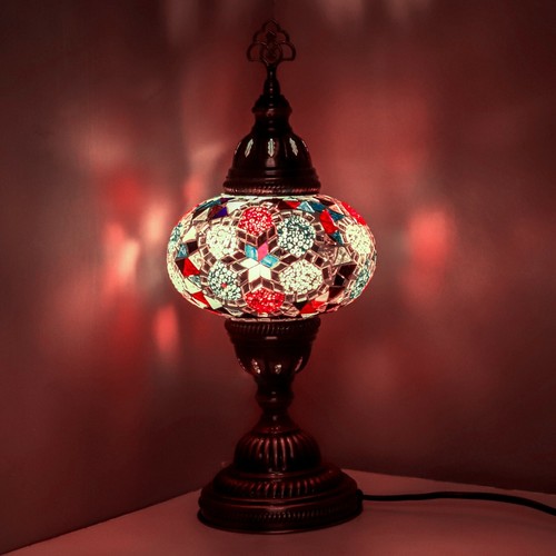 Turkish table lamp tiffany - table,