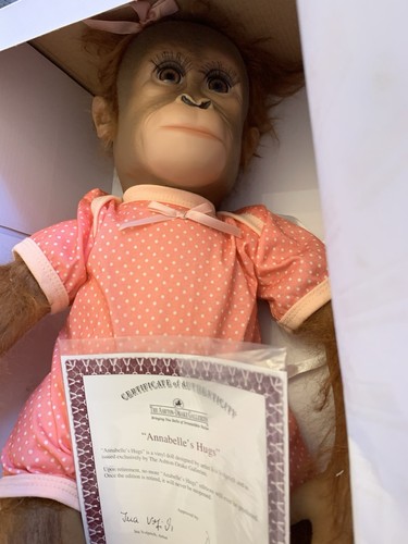 Annabelle hugs monkey doll - hugs,