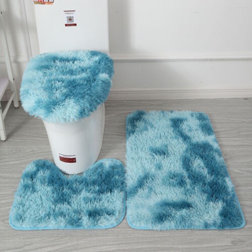 Piece bathroom bath mat - 3-piece,