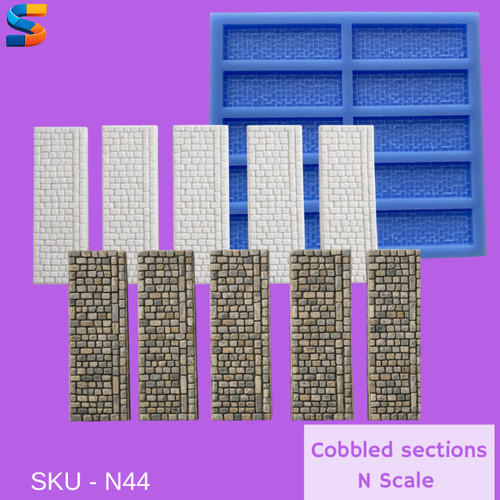 Scale cobbled paving - scale,