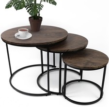 Round Nesting Set of 3 Modern