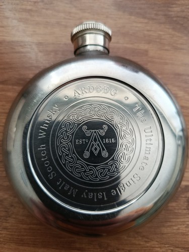Ardberg islay whisky hip flask - whisky,