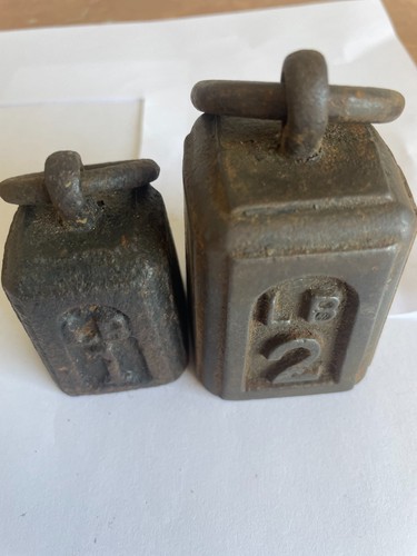 Vintage cast iron ringed - cast,
