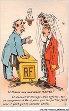 CAR-AASP4-0344 - HUMOR - The Mayor To The Newlyweds