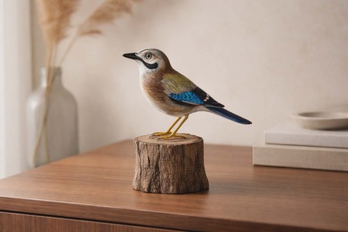 Jay bird wood - jay, on