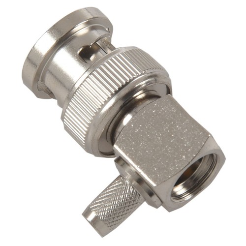 Bnc male plug right - 3x,