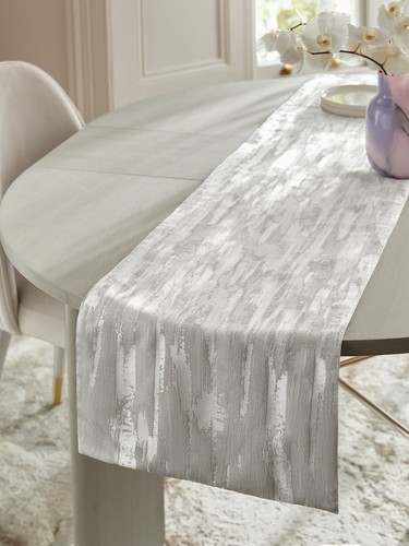 Silver table runner - silver, x
