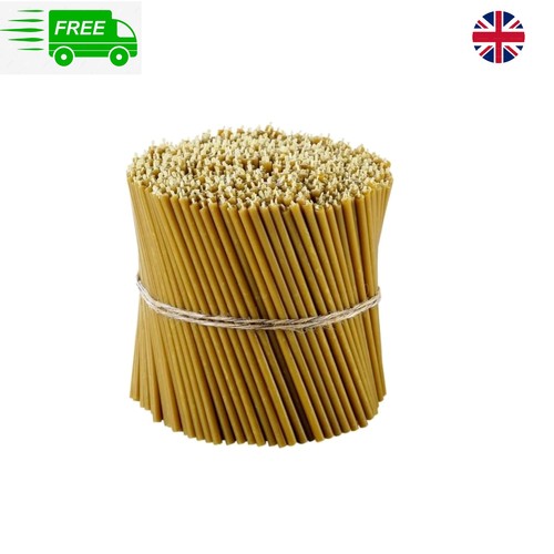 Pure beeswax decorative taper - pure,