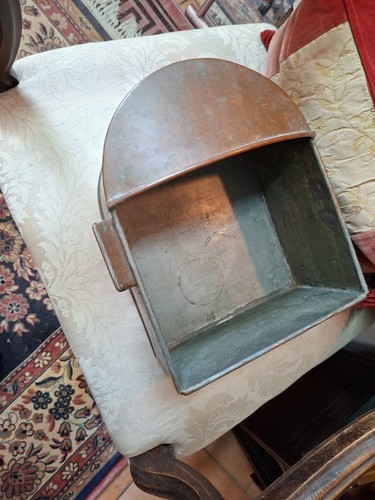 Antique copper foot bath - copper,