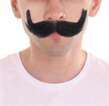 Mens handlebar moustache fancy - moustache,
